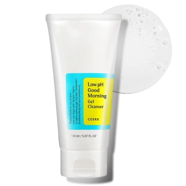 COSRX Low pH Good Morning Gel Cleanser 150 мл — Слабокислотний гель для вмивання з BHA-кислотами