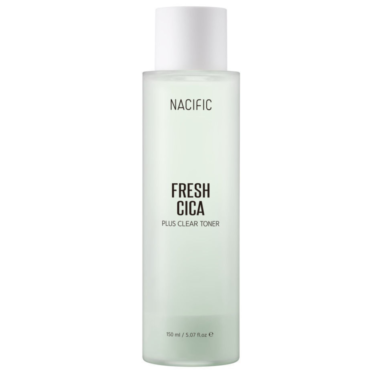 Nacific Fresh Cica Plus Clear Toner 150 мл — Двухфазний тонер для чутливої шкіри, схильної до висипань і акне