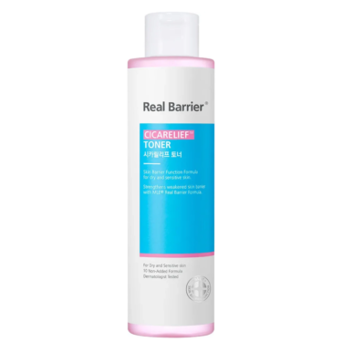 Real Barrier Cicarelief Toner 190 мл — Гіпоалергенний заскокійливий тонер для обличчя