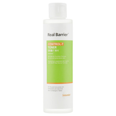 Real Barrier Control-T Toner 190 мл — Гіпоалергенний себорегулюючий тонер для жирної, чутливої, схильної до висипань шкіри