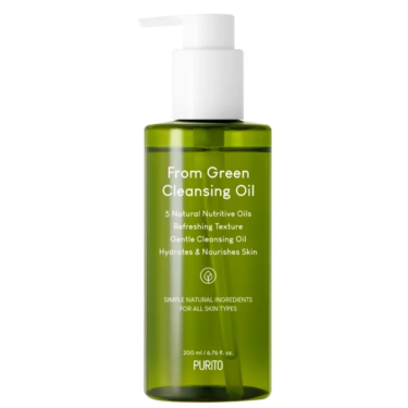 Purito From Green Cleansing Oil 200 мл — Органічна гідрофільна олія для зняття макіяжу та очищення обличчя