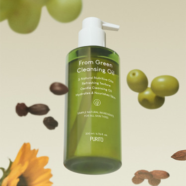Purito From Green Cleansing Oil 200 мл — Органічна гідрофільна олія для зняття макіяжу та очищення обличчя