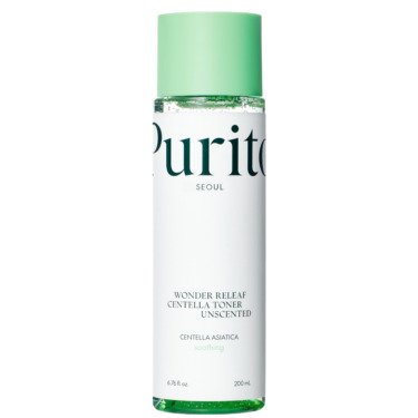 Purito Seoul Wonder Releaf Centella Toner Unscented 200 мл — Успокаивающий тонер с центеллой азиатской без эфирных масел