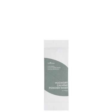 IsNtree Mugwort Calming Powder Wash 1 г — Ензимна пудра з полином для проблемної шкіри (саше)