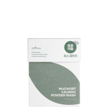 IsNtree Mugwort Calming Powder Wash 1g x 25шт — Ензимна пудра з полином для проблемної шкіри