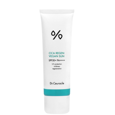 Dr.Ceuracle Cica Regen Vegan Sun SPF 50+ PA++++ 50 мл — Солнцезащитный крем с центеллой