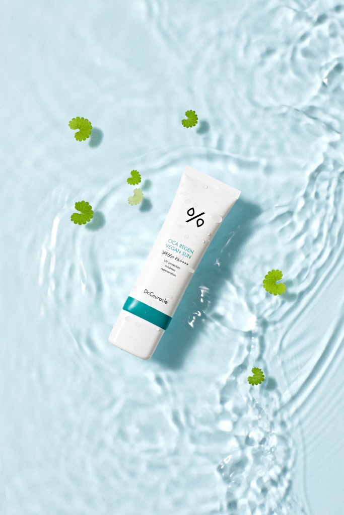 Dr.Ceuracle Cica Regen Vegan Sun SPF 50+ PA++++ 50 мл — Солнцезащитный крем с центеллой