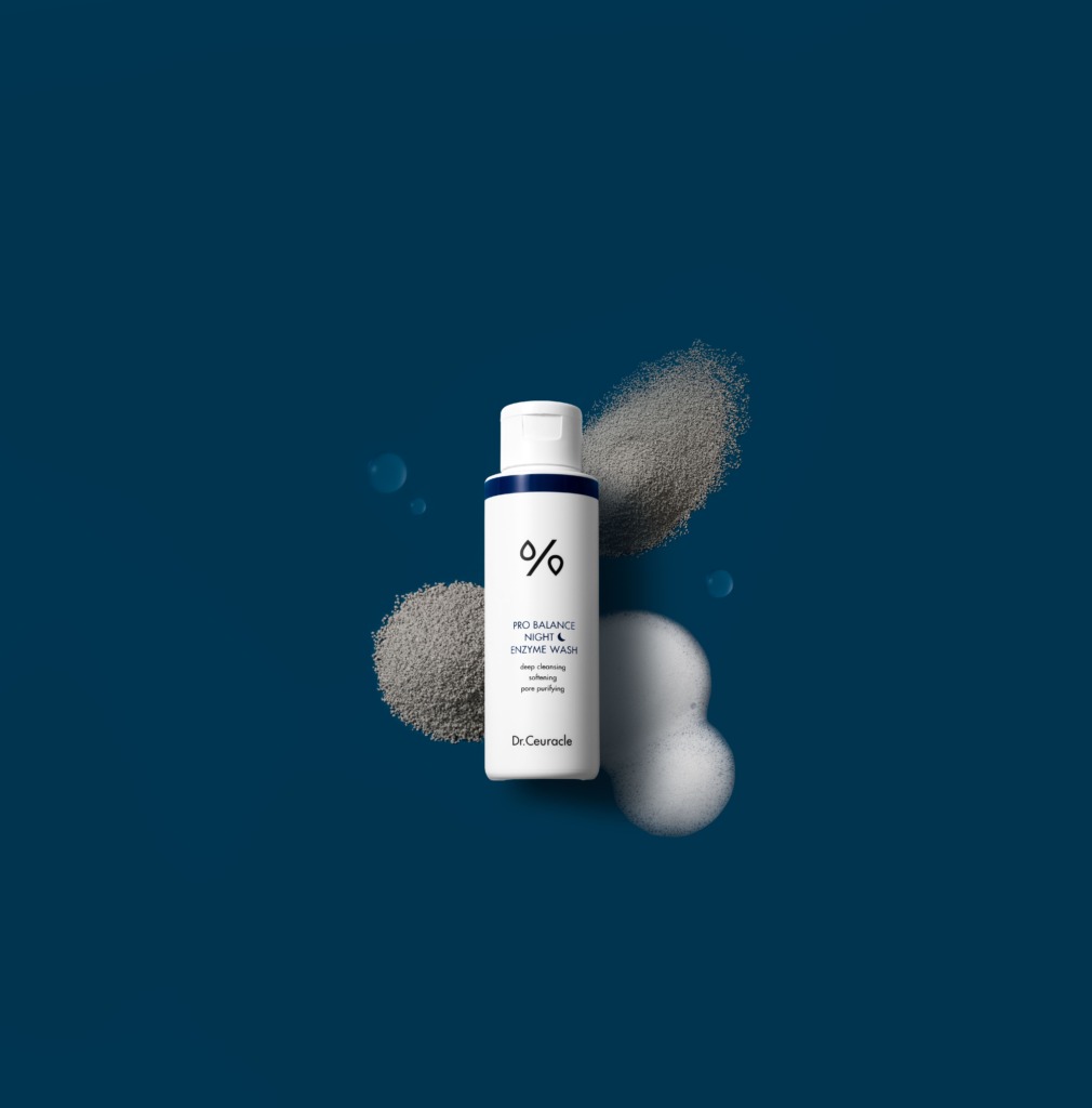 Dr.Ceuracle Pro Balance Night Enzyme Wash 50 гр — энзимная пудра с древесным углем для жирной кожи