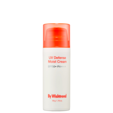 By Wishtrend UV Defense Moist Cream SPF 50+ PA++++ 50 мл — Зволожуючий сонцезахисний крем з пантенолом SPF 50+
