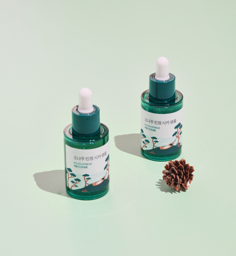 Round Lab Pine Calming Cica Ampoule 30 мл — Сыворотка для проблемной кожи с экстрактами сосны