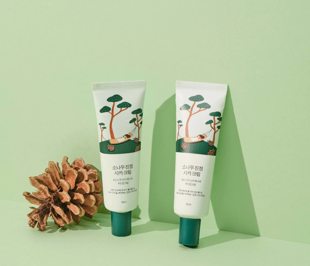 Round Lab Pine Calming Cica Cream 50 мл — Крем для проблемної шкіри з екстрактами сосни та центели