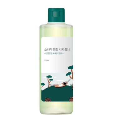 Round Lab Pine Calming Cica Toner 250 мл — Тонер для проблемної шкіри з екстрактами сосни та центели