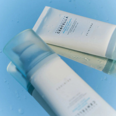 SKIN1004 Madagascar Centella Hyalu-Cica Water-Fit Sun Serum SPF50+ PA++++ 15 мл — Сонцезахисна крем-сироватка з центеллою (міні)