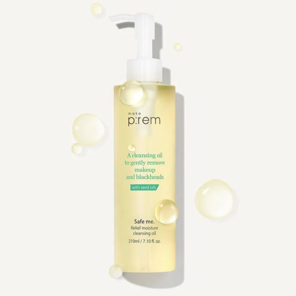 Make P:rem Safe Me Cleansing Oil 210 мл — Гідрофільна олія для очищення та демакіяжу для чутливої шкіри