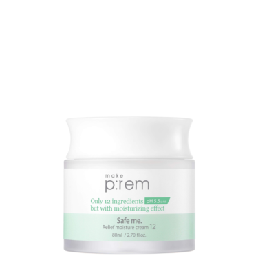 Make P:rem Safe Me Relief Moisture Cream 80 мл — Гіпоалергенний крем для чутливої шкіри обличчя