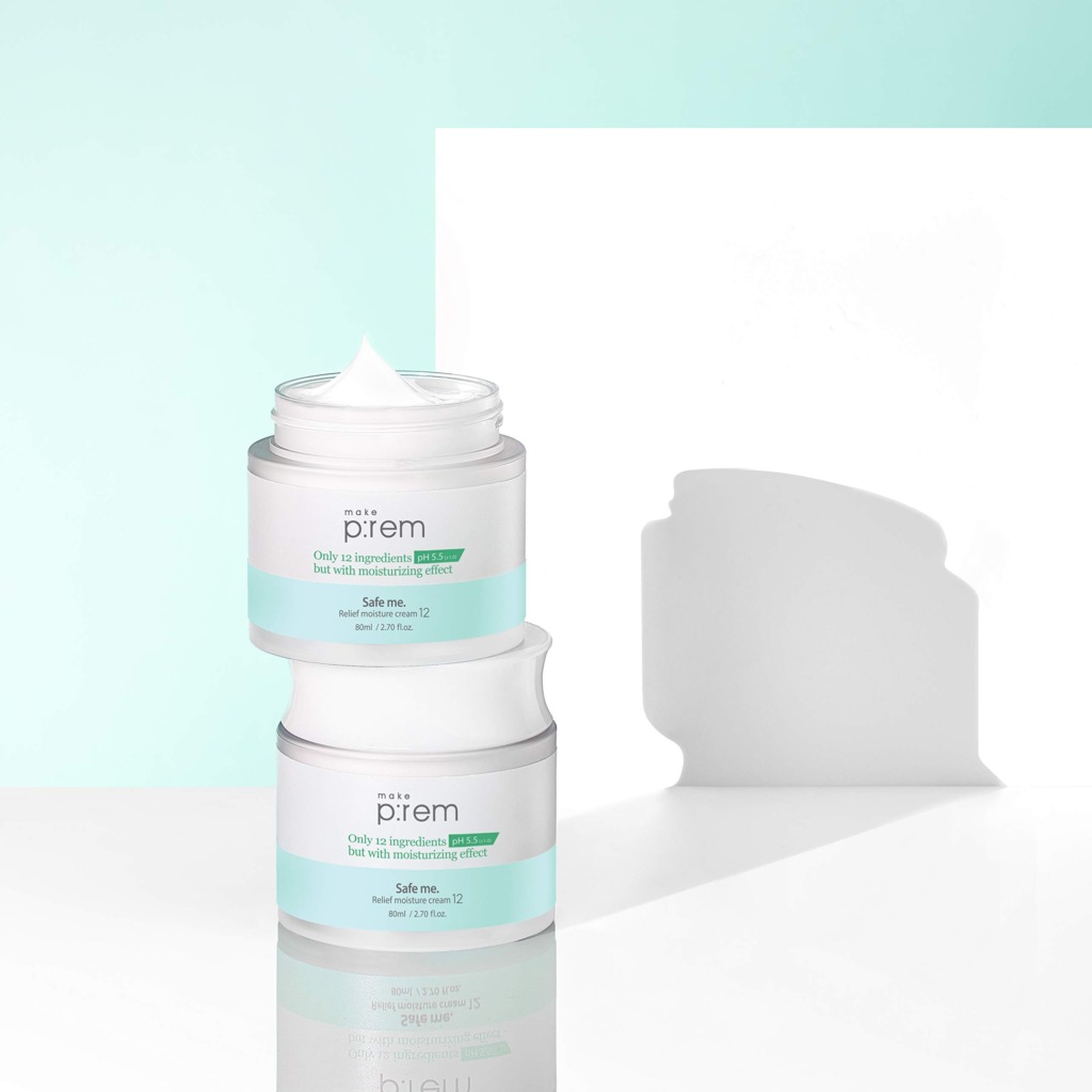Make P:rem Safe Me Relief Moisture Cream 80 мл — Гіпоалергенний крем для чутливої шкіри обличчя
