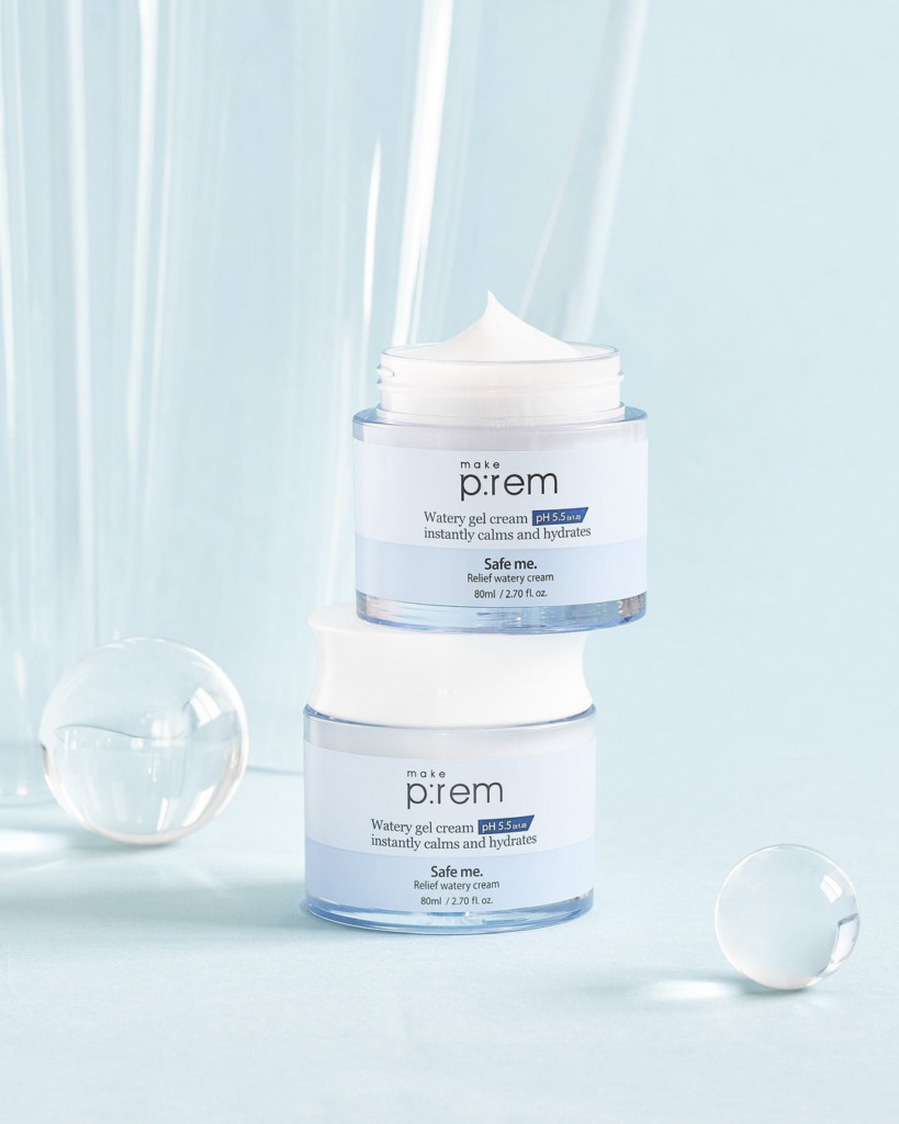 Make P:rem Safe Me Relief Watery Cream 80 мл — Успокаивающий крем-гель для лица с опунцией