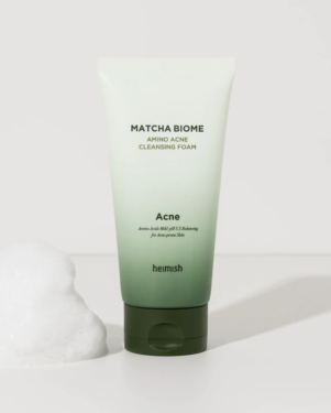 Heimish Matcha Biome Amino Acne Cleansing Foam 150 мл — Пенка для умывания с матчей и пробиотиками