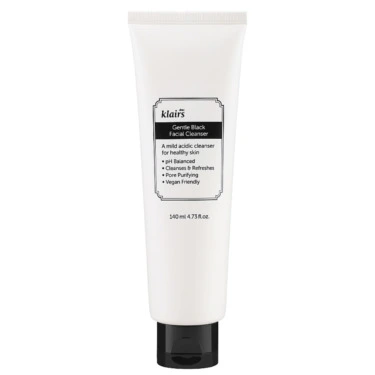 Dear Klairs Gentle Black Facial Cleanser 140 мл — м’яка пінка для вмивання з чорним трюфелем
