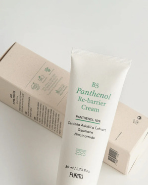 Purito B5 Panthenol Re-barrier Cream 80 мл — Веганський крем з 10% пантенолу