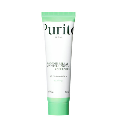 Purito Seoul Wonder Releaf Centella Cream Unscented 50 мл — Восстанавливающий крем с комплексом центеллы
