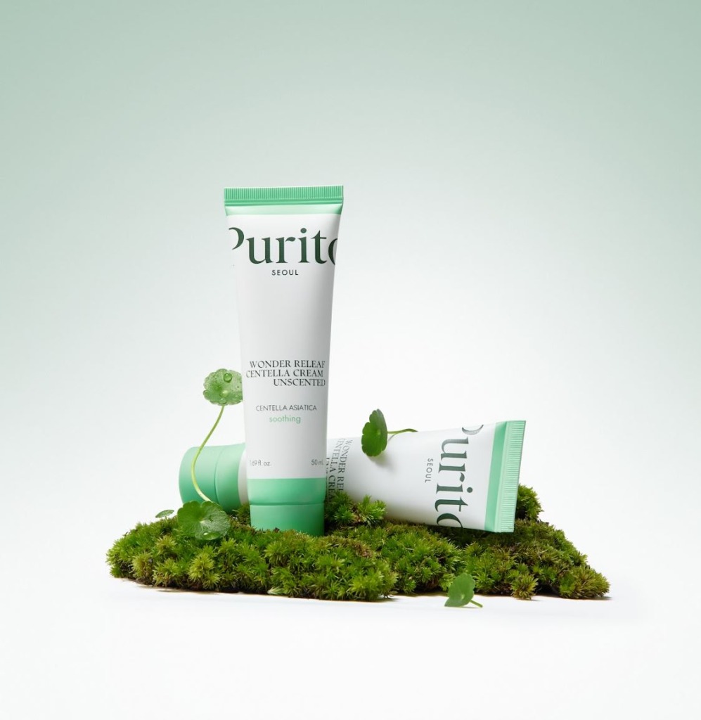Purito Seoul Wonder Releaf Centella Cream Unscented 50 мл — Восстанавливающий крем с комплексом центеллы