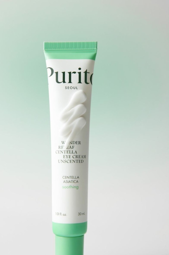 Purito Seoul Wonder Releaf Centella Eye Cream Unscented 30 мл — Крем для зони навколо очей з пептидами та центеллою без ефірних олій