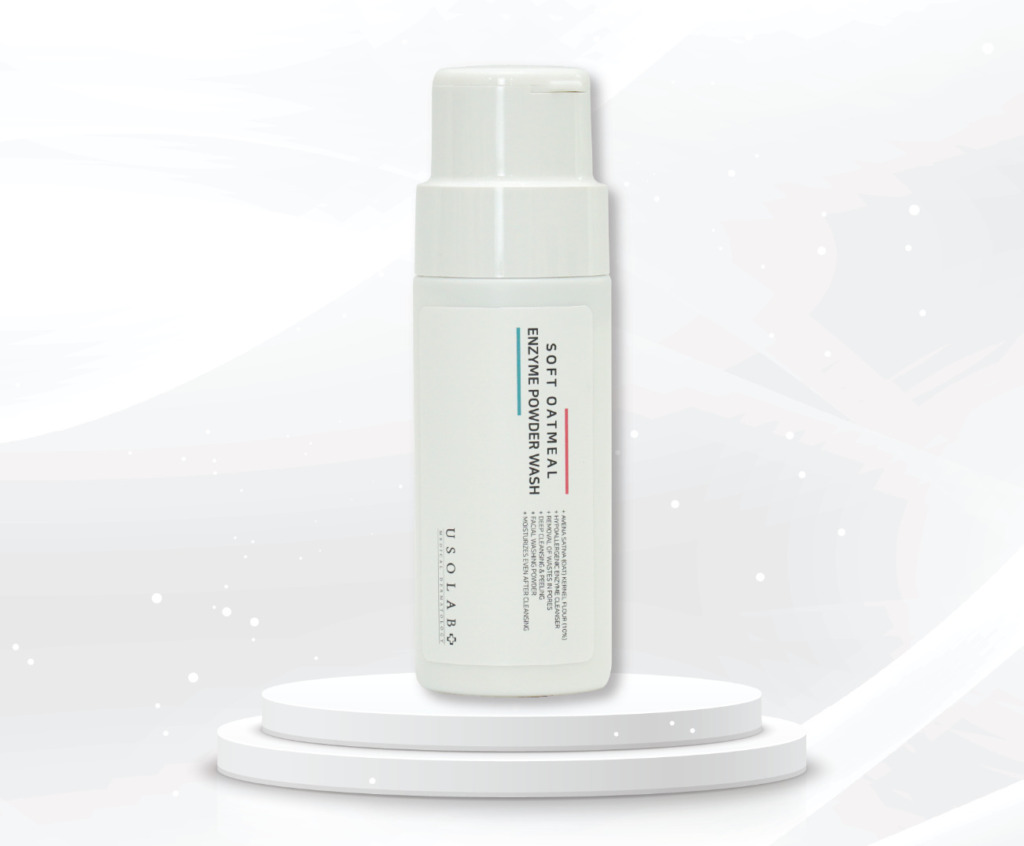 Usolab Soft Oatmeal Enzyme Powder Wash 50 г — М’яка ензимна пудра