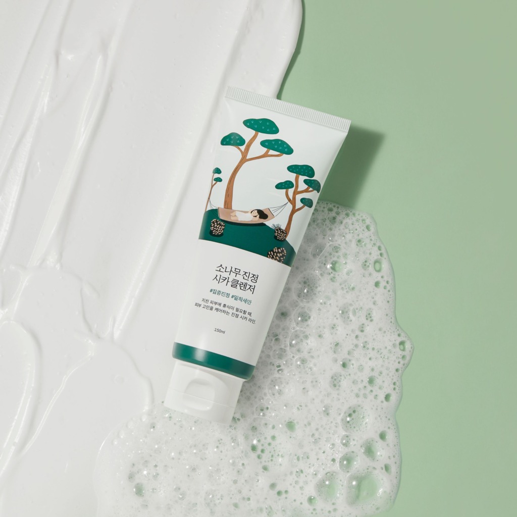 Round Lab Pine Calming Cica Cleanser 150 мл — Пенка для умывания с экстрактом иголок сосны