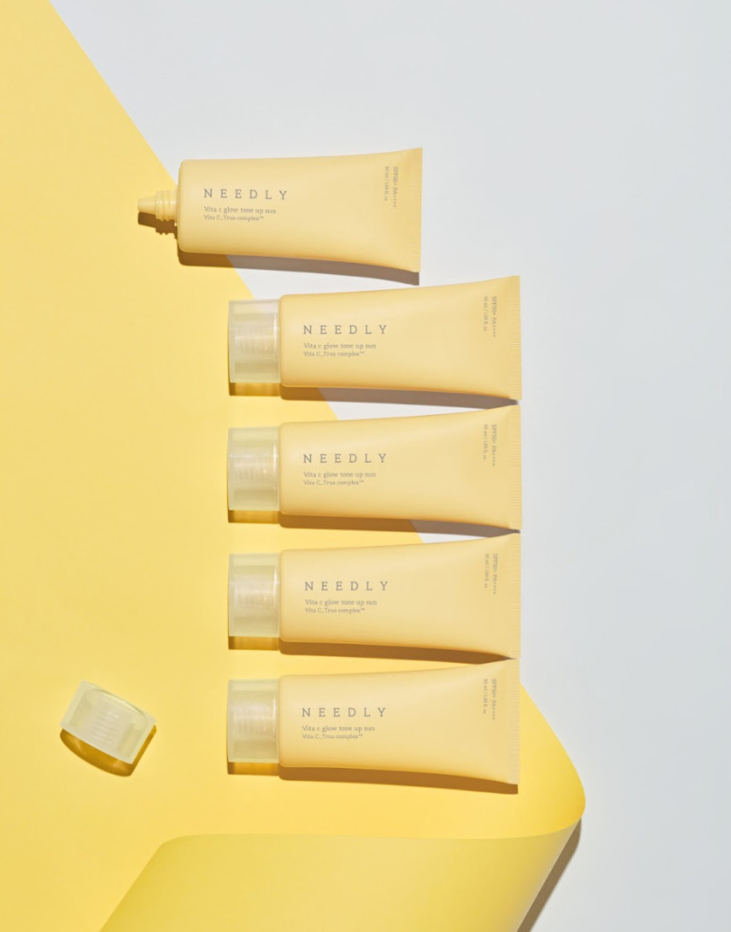 Needly Vita C Glow Tone Up Sun SPF 50+ PA++++ 50 мл — Сонцезахисний крем з ефектом освітлення та сяйва