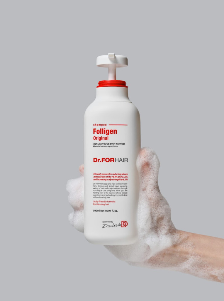 Dr.FORHAIR Folligen Shampoo 300 мл — Зміцнюючий шампунь проти випадіння волосся