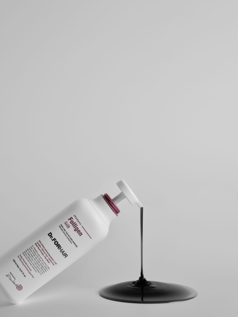 Dr.FORHAIR Folligen Silk Shampoo 300 мл — Шампунь для сухих и поврежденных волос