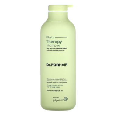 Dr.FORHAIR Phyto Therapy Shampoo 500 мл — Фітотерапевтичний шампунь для чутливої шкіри голови
