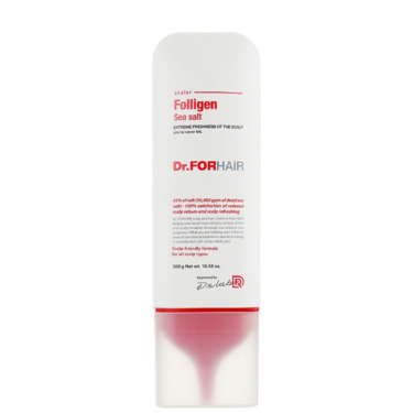 Dr.FORHAIR Sea Salt Scaler 300 мл — Пілінг для шкіри голови з частинками солі