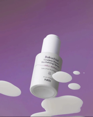 Purito Bakuchiol Timeless Bloom Revitalizing Serum 30 мл — Сироватка відновлювальна з бакучіолом
