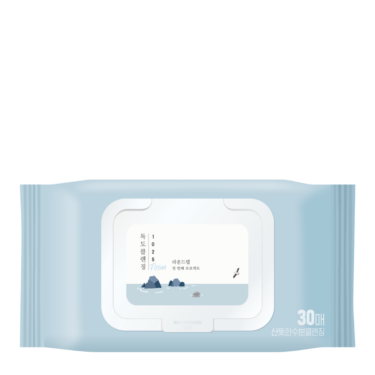 Round Lab 1025 Dokdo Cleansing Tissue 30 шт — Очищуючі серветки з морською водою