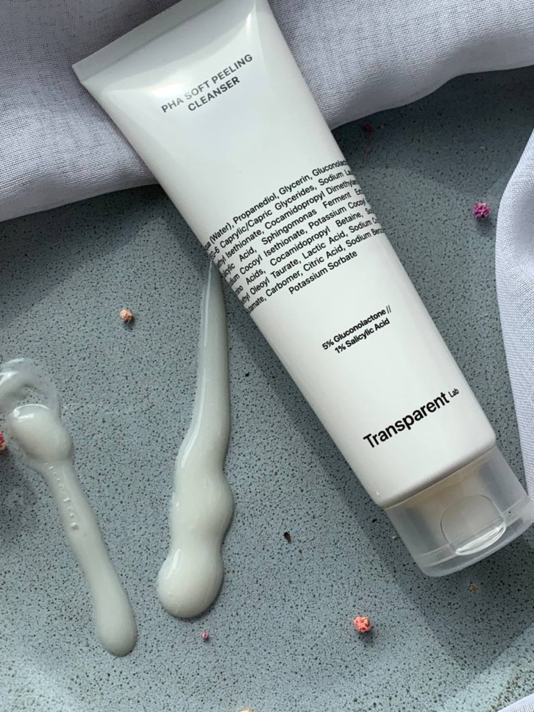 Transparent Lab PHA Soft Peeling Cleanser 150 мл — Мультикислотний гель для вмивання