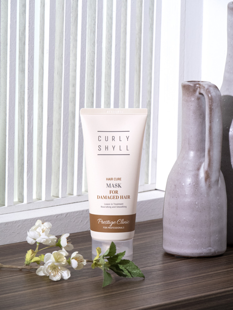 Curly Shyll Hair Cure Mask 40 мл — Незмивна маска з термозахистом для пошкодженого волосся (міні)