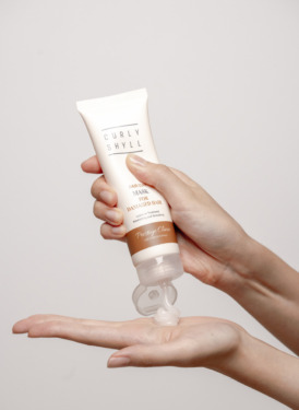 Curly Shyll Hair Cure Mask 40 мл — Незмивна маска з термозахистом для пошкодженого волосся (міні)