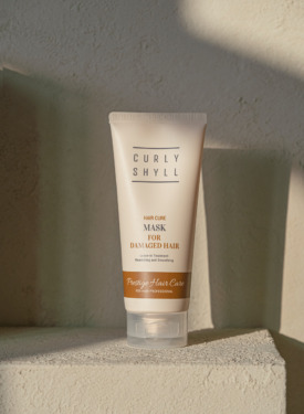 Curly Shyll Hair Cure Mask 40 мл — Незмивна маска з термозахистом для пошкодженого волосся (міні)