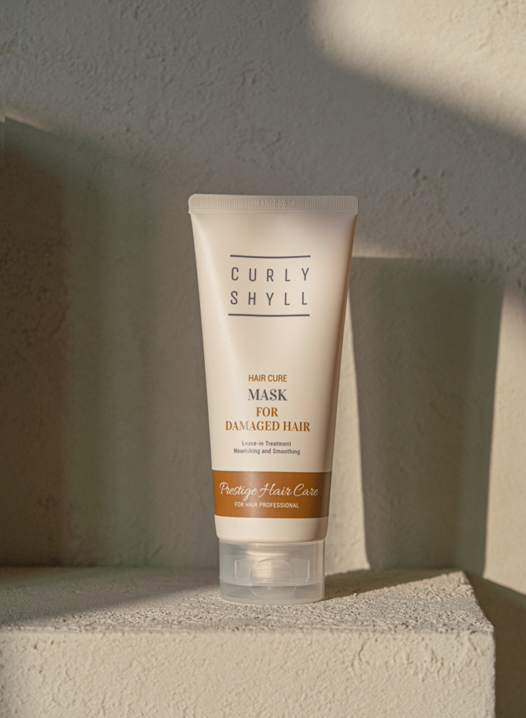 Curly Shyll Hair Cure Mask 40 мл — Незмивна маска з термозахистом для пошкодженого волосся (міні)