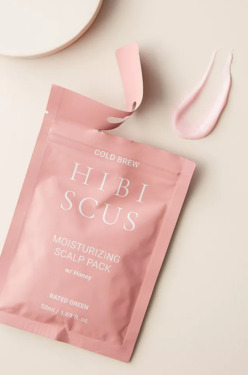 Rated Green Cold Brew Hibiscus Moisturizing Scalp Pack 50 мл — Маска с гибискусом для сухой кожи головы и всех типов волос (мини)
