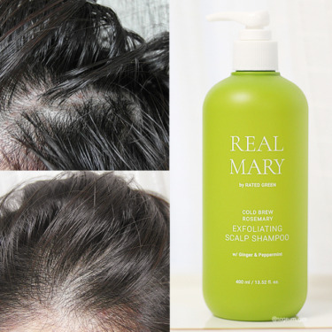 Rated Green Real Mary Exfoliating Scalp Shampoo 100 мл — Глубокоочищающий отшелушивающий шампунь с соком розмарина (мини)