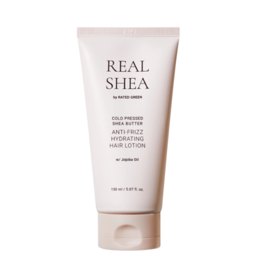 Rated Green Real Shea Anti-Frizz Hydrating Hair Lotion 150 мл — Увлажняющий лосьон для сухих, поврежденных и вьющихся волос с маслом ши