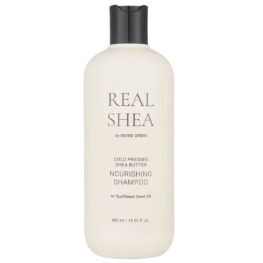 Rated Green Real Shea Nourishing Shampoo 400 мл — Живильний шампунь з олією ши для сухого, пошкодженого і фарбованого волосся