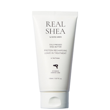 Rated Green Real Shea Protein Recharging Leave-In Treatment 150 мл — Відновлюючий термозахисний крем з невагомим пудровим ароматом