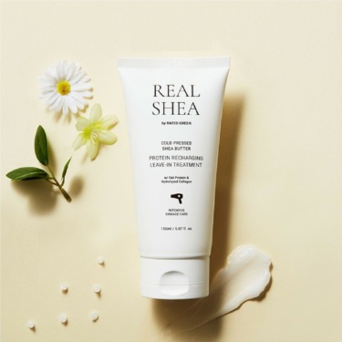 Rated Green Real Shea Protein Recharging Leave-In Treatment 150 мл — Відновлюючий термозахисний крем з невагомим пудровим ароматом