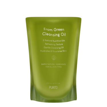 Purito From Green Cleansing Oil Refil 200 мл — Гідрофільна олія для зняття макіяжу та очищення обличчя (Рефіл)