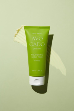 Rated Green Cold Press Avocado Nourishing Scalp Pack 200 мл — Питательная маска из масла авокадо для сухой кожи головы, для сухих, поврежденных и крашеных волос
