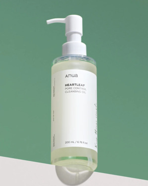 ANUA Heartleaf Pore Control Cleansing Oil 20 мл — Гідрофільна олія для глибокого очищення пор